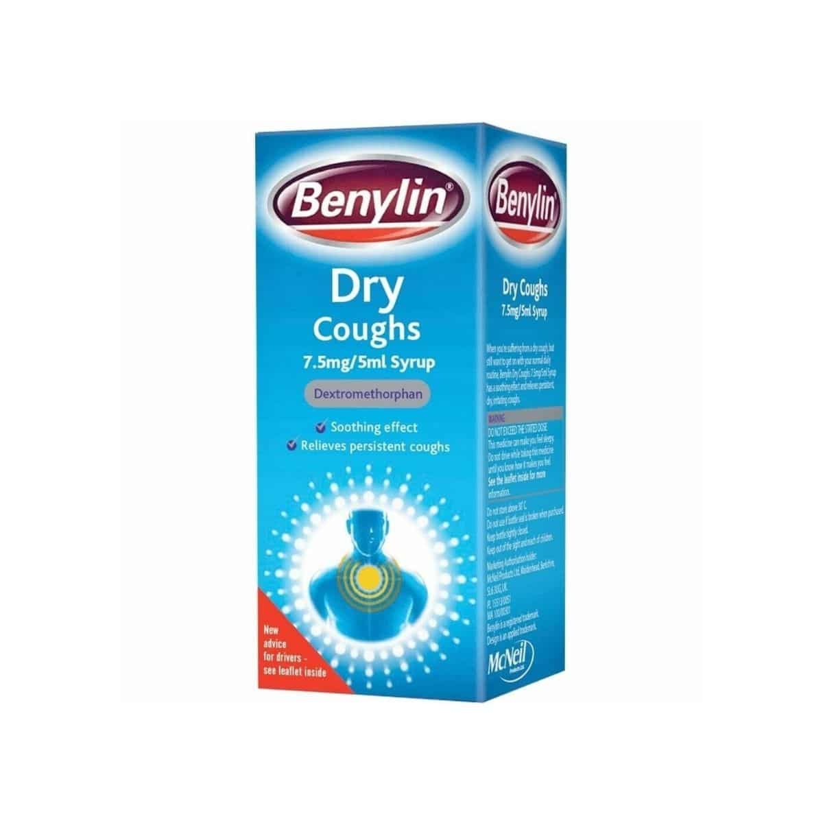 Benylin Dry Coughs 7.5ml5ml Syrup