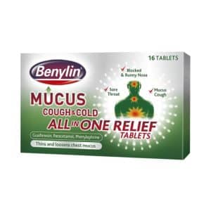 Benylin Mucus Cough and Cold All In One Relief Tablets