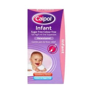 Calpol Infant Sugar Free Colour Free 120mg5ml Oral Suspension