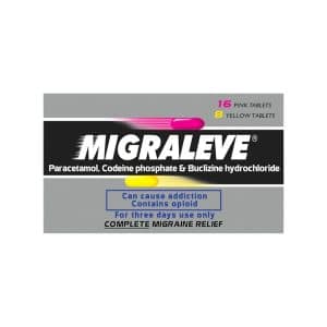 Migraleve Tablets Pink & Yellow