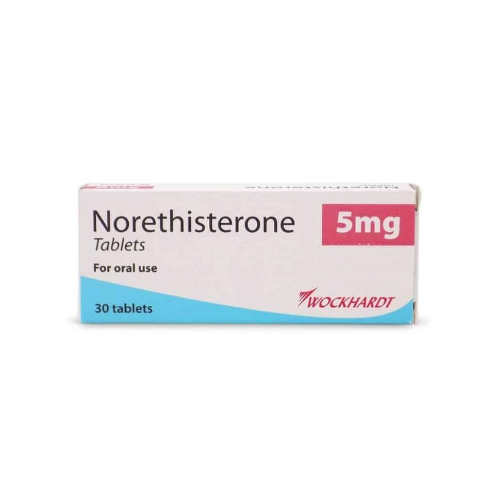 Norethisterone 5mg X 30 Tablets
