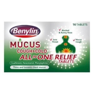 Benylin Mucus Cough Cold All in one Relief Tabs-16s