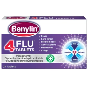 Benylin 4 Flu Tablets-24s