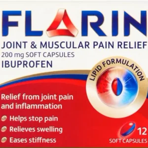 Flarin Joint Muscular Pain Relief (12 Soft Capsules)