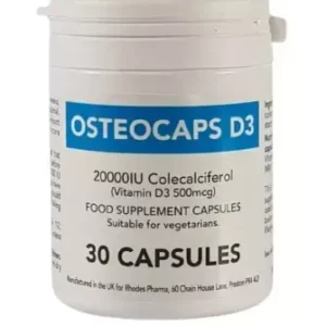 Osteocaps D3 20000IU Capsules x 30 Vitamin D3