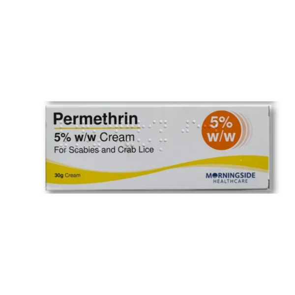 Permethrin 5% Cream for Scabies and Crab Lice (30g)