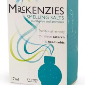 Mackenzie Smelling Salts -17ml - Clears Nasal Passage/Relieve Catarrh/Head Cold