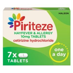 Piriteze Allergy Tabs 10mg-7s