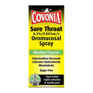 Covonia Sore Throat Spray Menthol Flavour