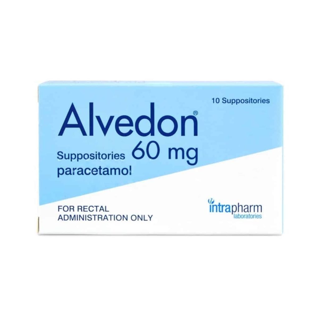 Alvedon Suppositories 60mg