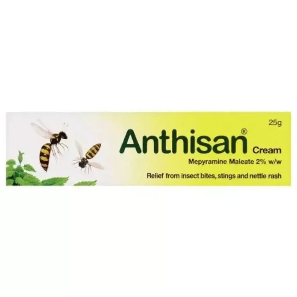 Anthisan Cream Relief 2% - Insect Bites and Stings (25g)
