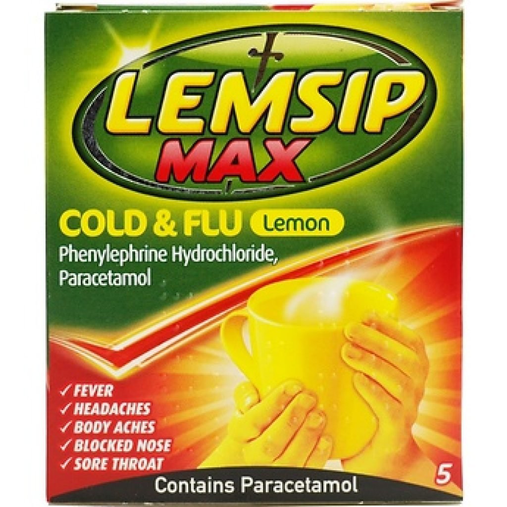 Lemsip Max cold and flu lemon Sachet-5s