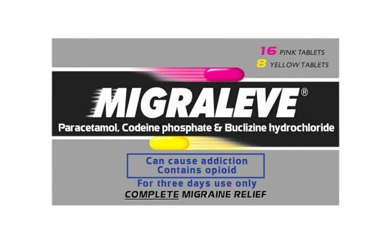 Migraleve Tablets Pink & Yellow