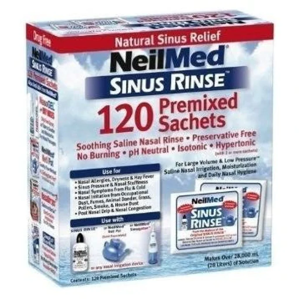 Neilmed Sinus Rinse 120 Pre Mixed Sachets