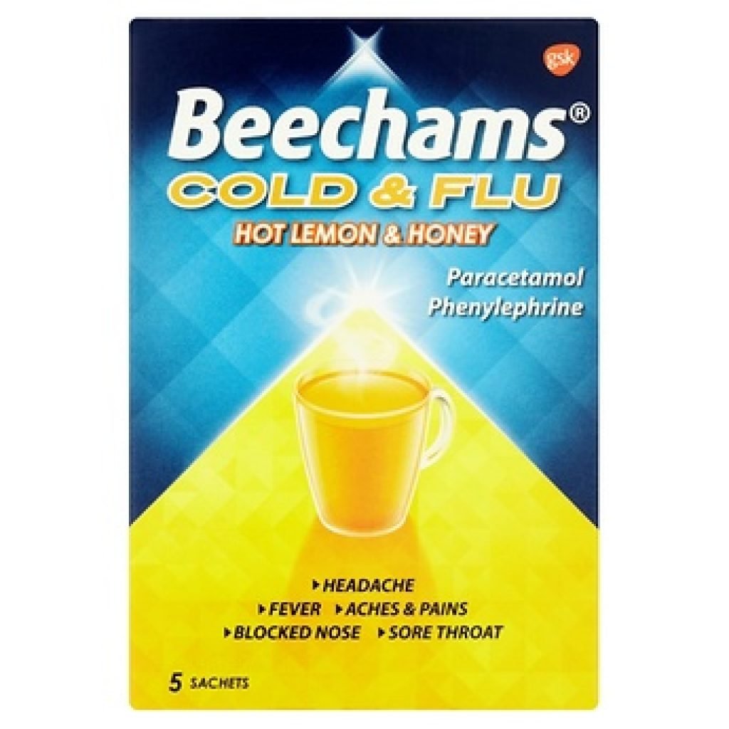 beechams cold lemon and honey 5s